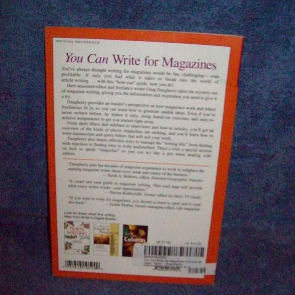 You Can Write for Magazines by Greg Daugherty (1999, Paperback Book) - Picture 2 of 2